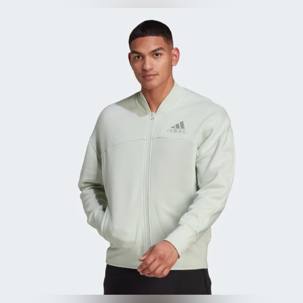 Adidas Studio Lounge Fleece Track Top, zip up. 2XL nwt
